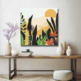 Painting by Numbers Sunset in The Desert Garden